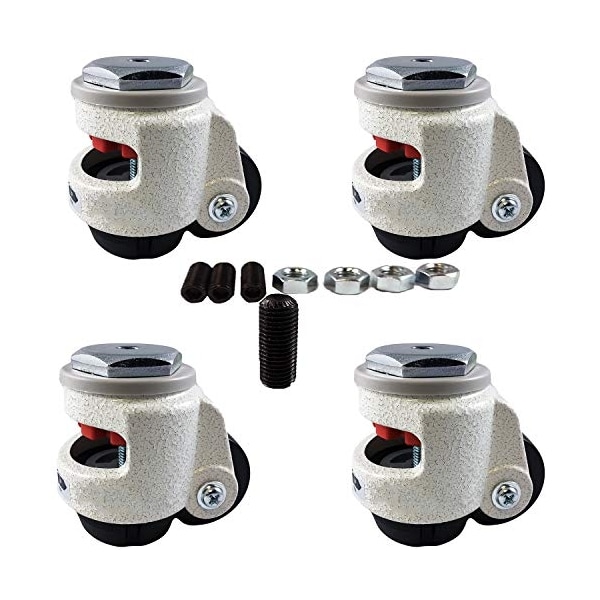 Wheel Master, Retractable Leveling Machine Stem Casters, 2